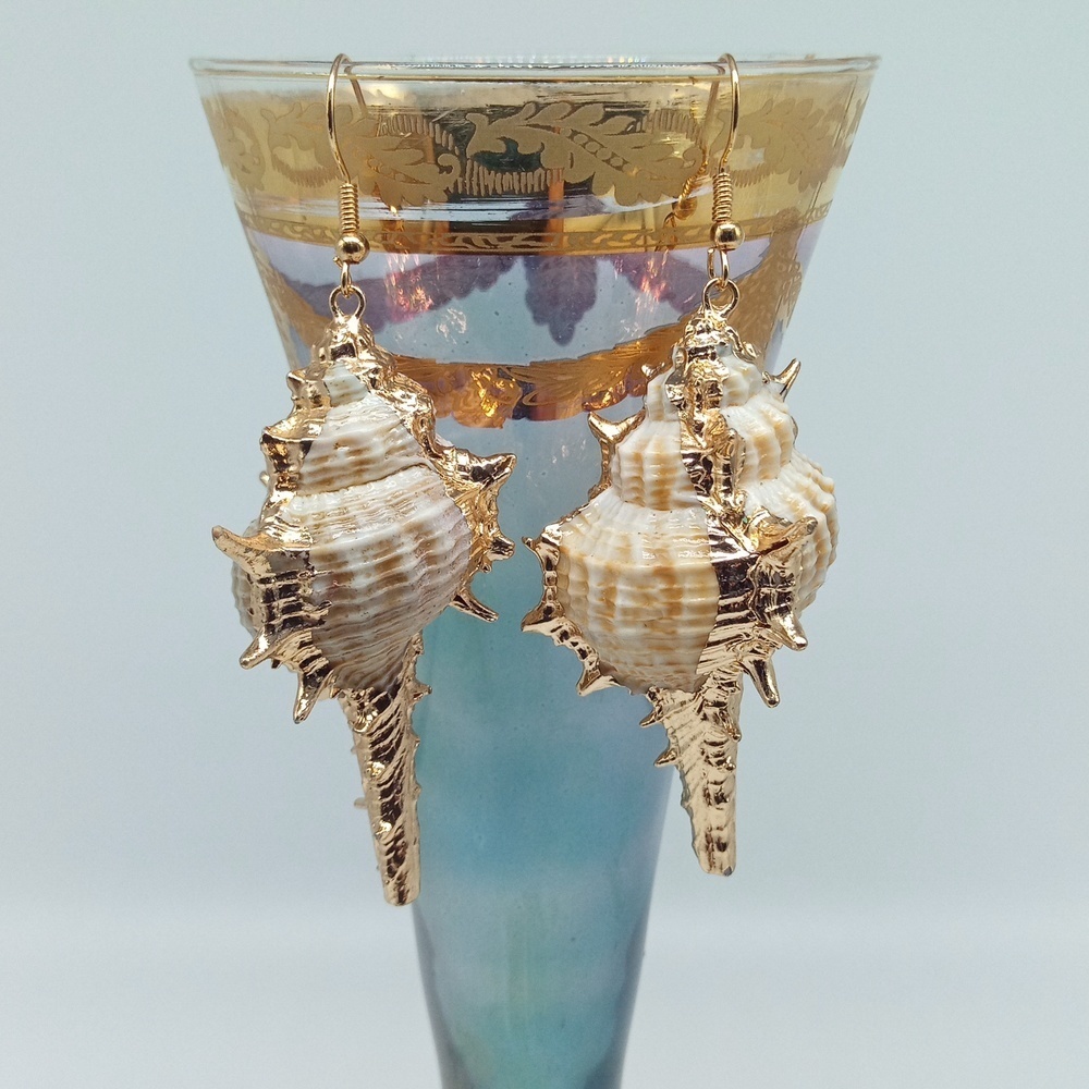 NEW | Gold Detailed | Enchanted Seashell Earrings